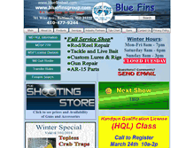 Tablet Screenshot of bluefinsbait.com